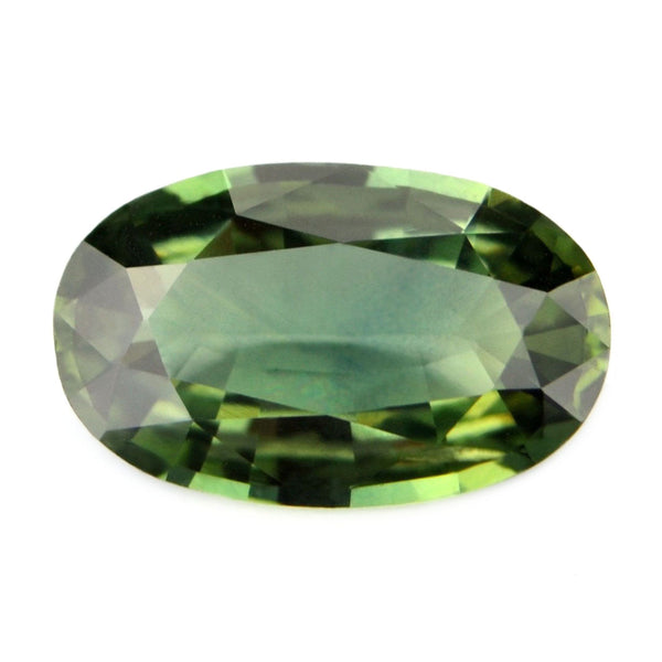 0.89ct Certified Natural Green Sapphire