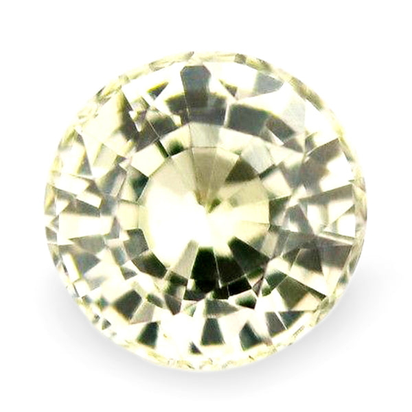 0.52ct Certified Natural White Sapphire