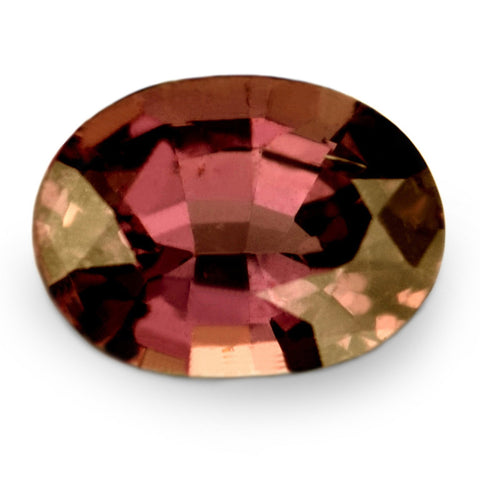 0.81ct Certified Natural Peach Sapphire