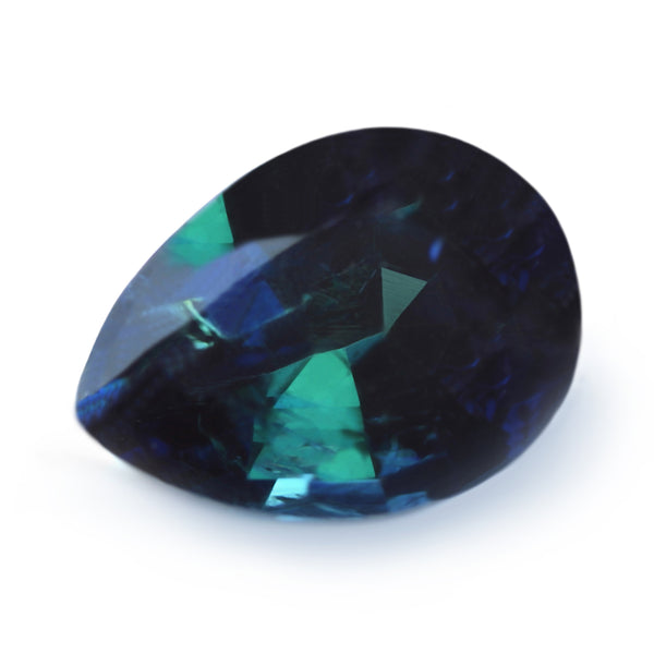 1.26ct Certified Natural Teal Sapphire