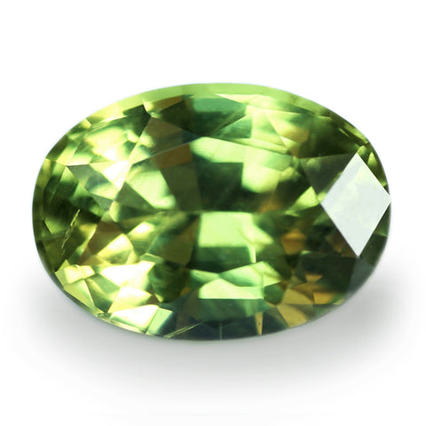 1.22ct Certified Natural Green Sapphire