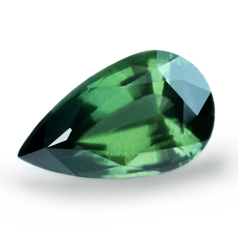 1.10ct Certified Natural Green Sapphire