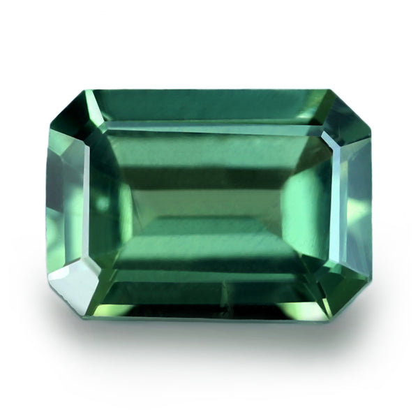 0.56ct Certified Natural Green Sapphire