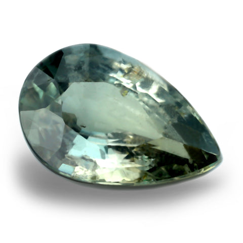 1.28ct Certified Natural Green Sapphire