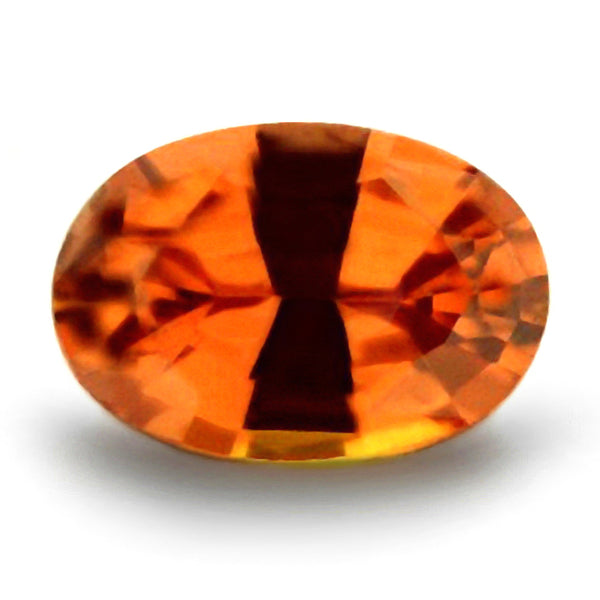 0.82ct Certified Natural Orange Sapphire