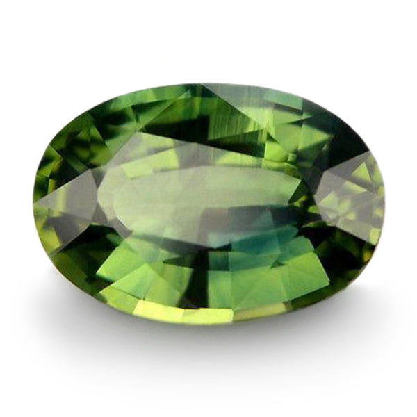 1.08ct Certified Natural Green Sapphire