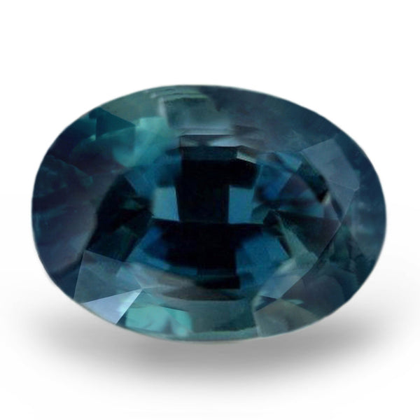 1.04ct Certified Natural Teal Sapphire