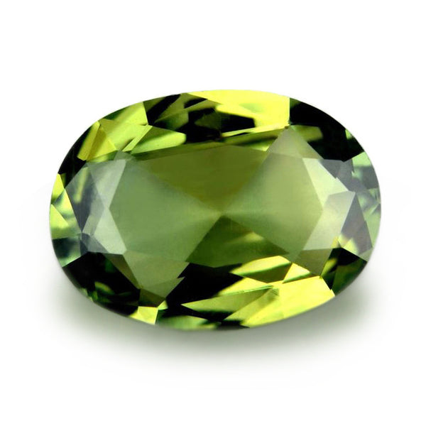 0.93ct Certified Natural Green Sapphire