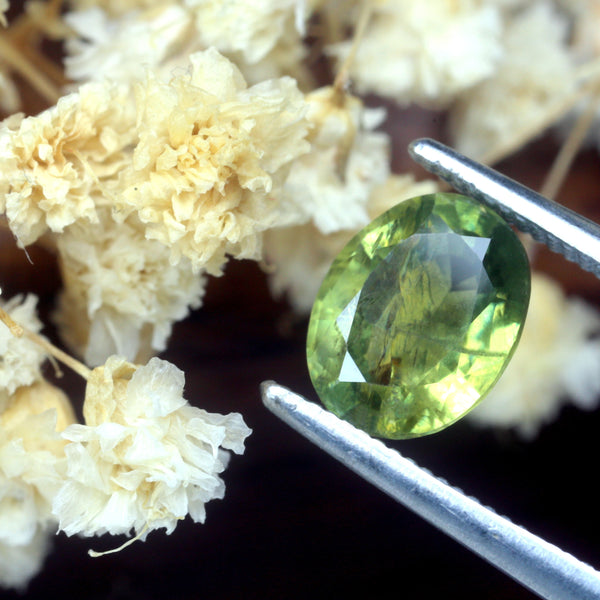 1.43ct Certified Natural Green Sapphire