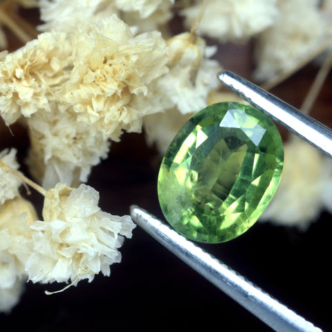 1.20ct Certified Natural Green Sapphire