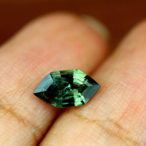 1.20ct Certified Natural Green Sapphire