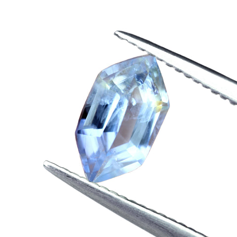 0.87ct Certified Natural Light Blue Sapphire