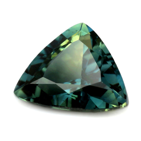 0.78ct Certified Natural Teal Sapphire