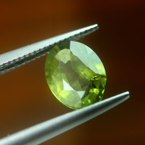 1.38ct Certified Natural Green Sapphire