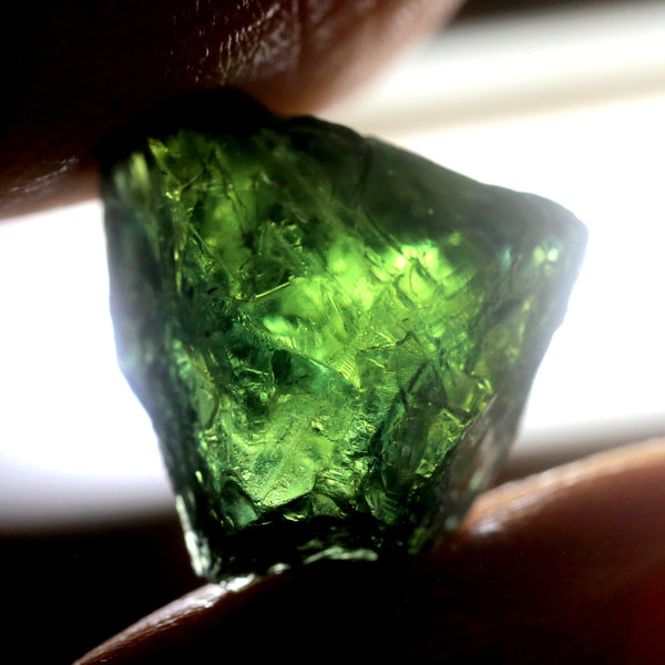 16.21ct Certified Natural Bluish Green Sapphire