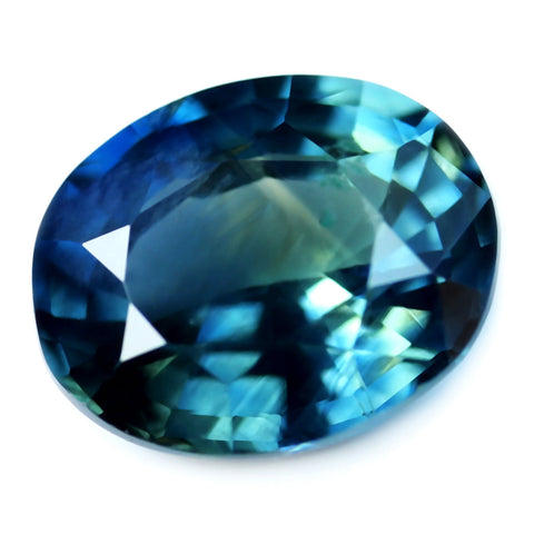 0.89ct Certified Natural Teal Sapphire