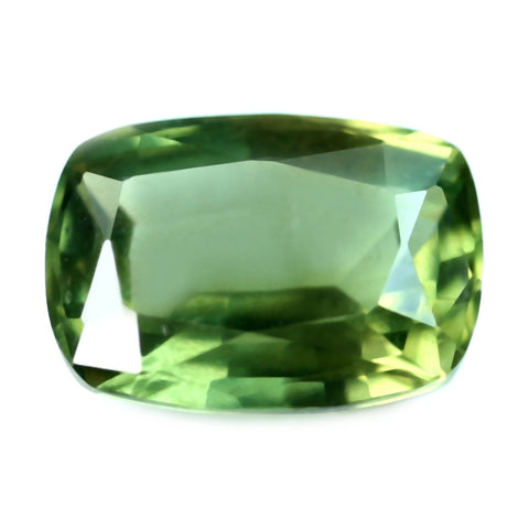 0.80ct Certified Natural Green Sapphire