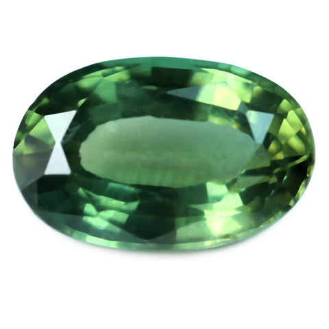 1.00ct Certified Natural Green Sapphire