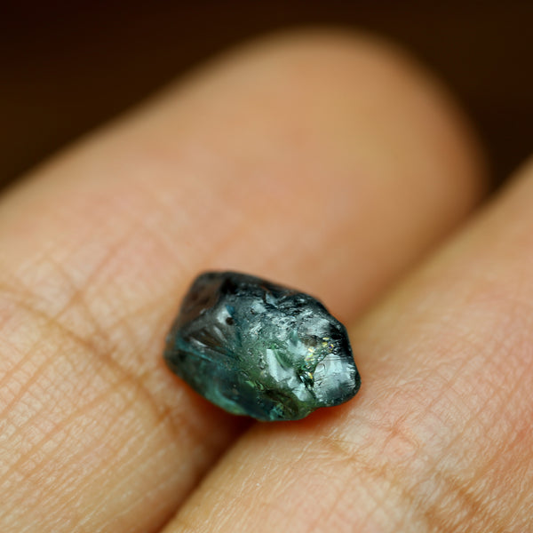 1.54ct Certified Natural Teal Sapphire