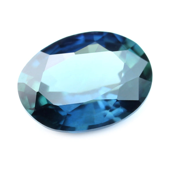 0.65ct Certified Natural Teal Sapphire