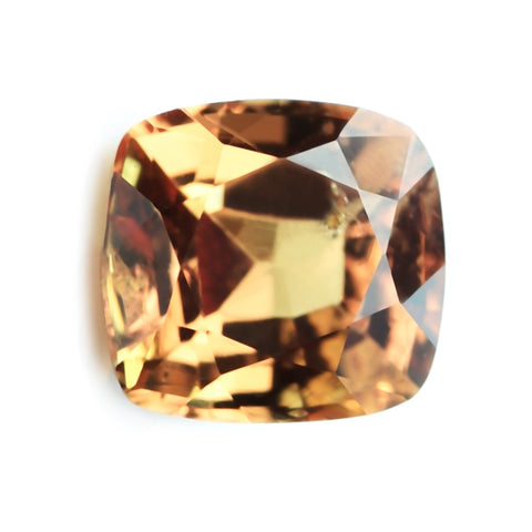 0.60ct Certified Natural Orange Sapphire