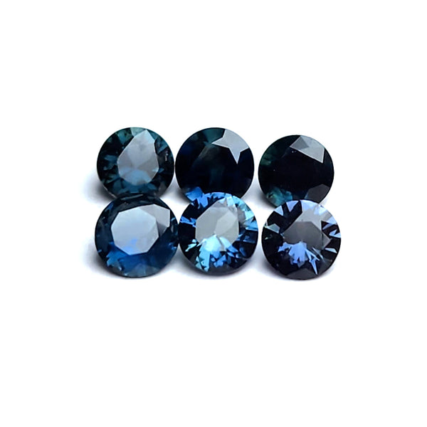 1.58ct Certified Natural Blue Sapphire Set