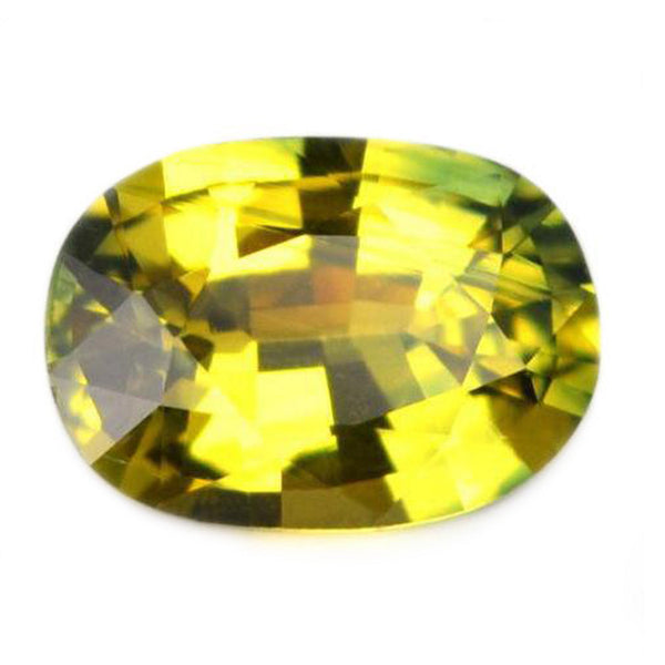 0.71ct Certified Natural Yellow Sapphire