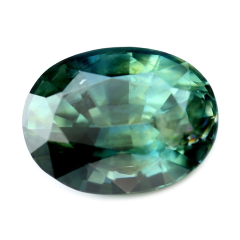 1.41ct Certified Natural Teal Sapphire