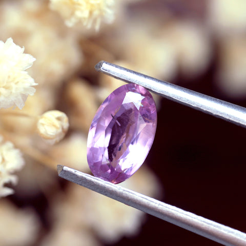 0.85ct Certified Natural Pink Sapphire