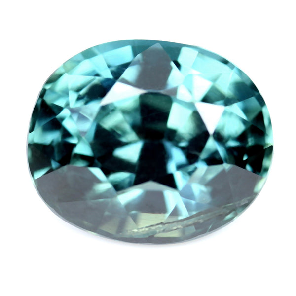 1.24ct Certified Natural Teal Sapphire