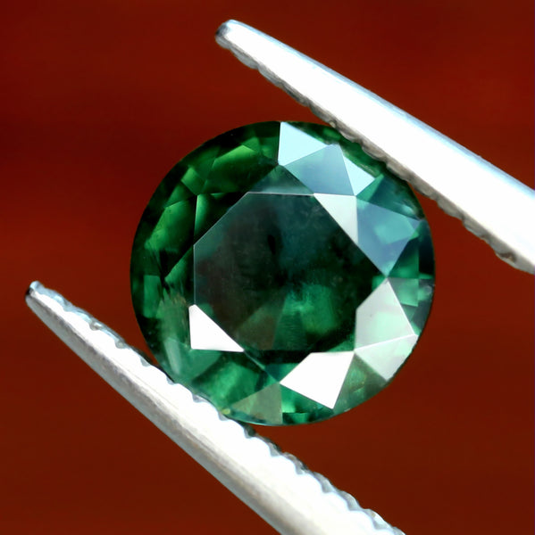 0.99ct Certified Natural Green Sapphire